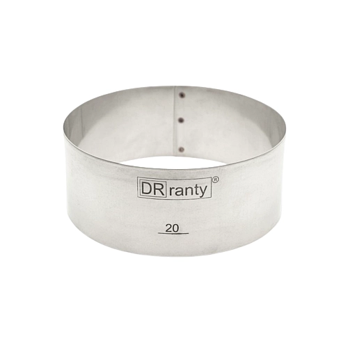 Opaska rant stały obręcz do tortu ciasta forma średnica 20cm wysokość 8cm Dorosiowe Ranty